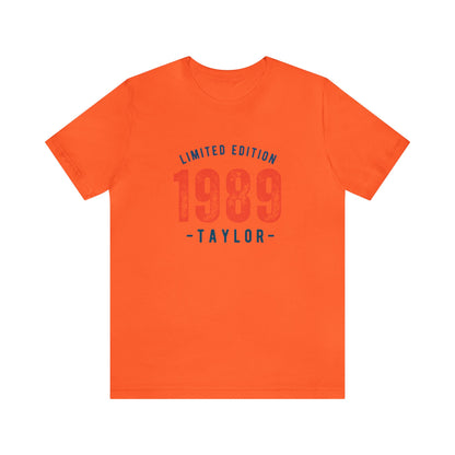 Taylor Swift 1989 Limited Edition Unisex Jersey Short Sleeve Tee Shirt