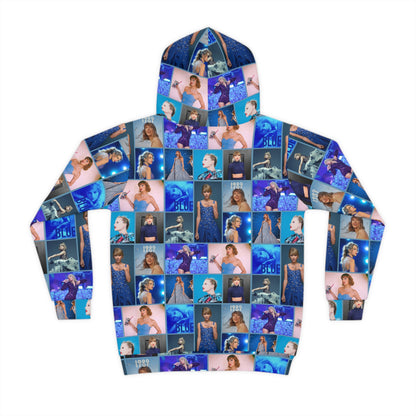 Taylor Swift Blue Aesthetic Collage Kid's Hoodie