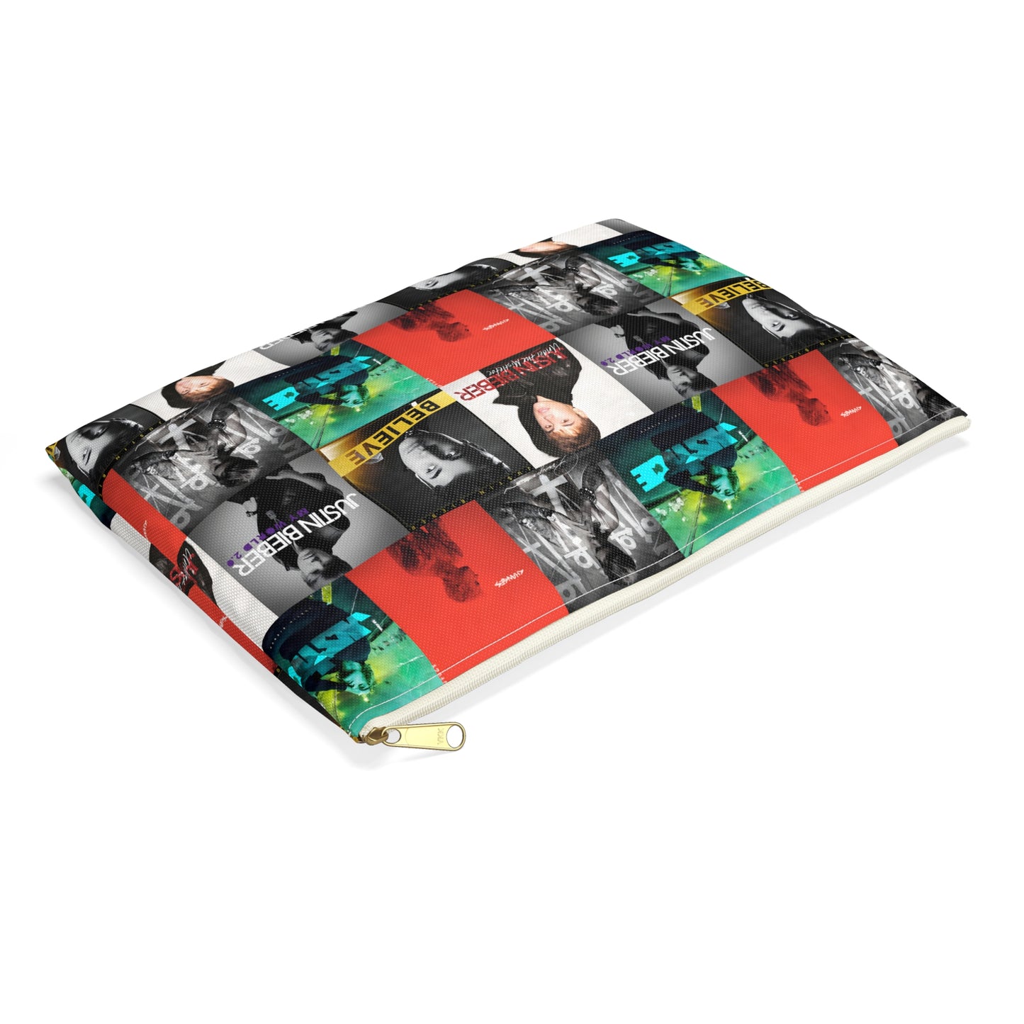 Justin Bieber Album Cover Collage Accesory Pouch