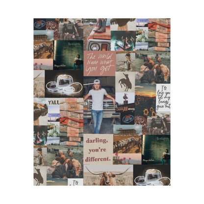 Morgan Wallen Darling You're Different Collage Matte Poster