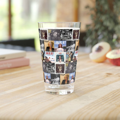 Lana Del Rey Album Cover Collage Pint Glass