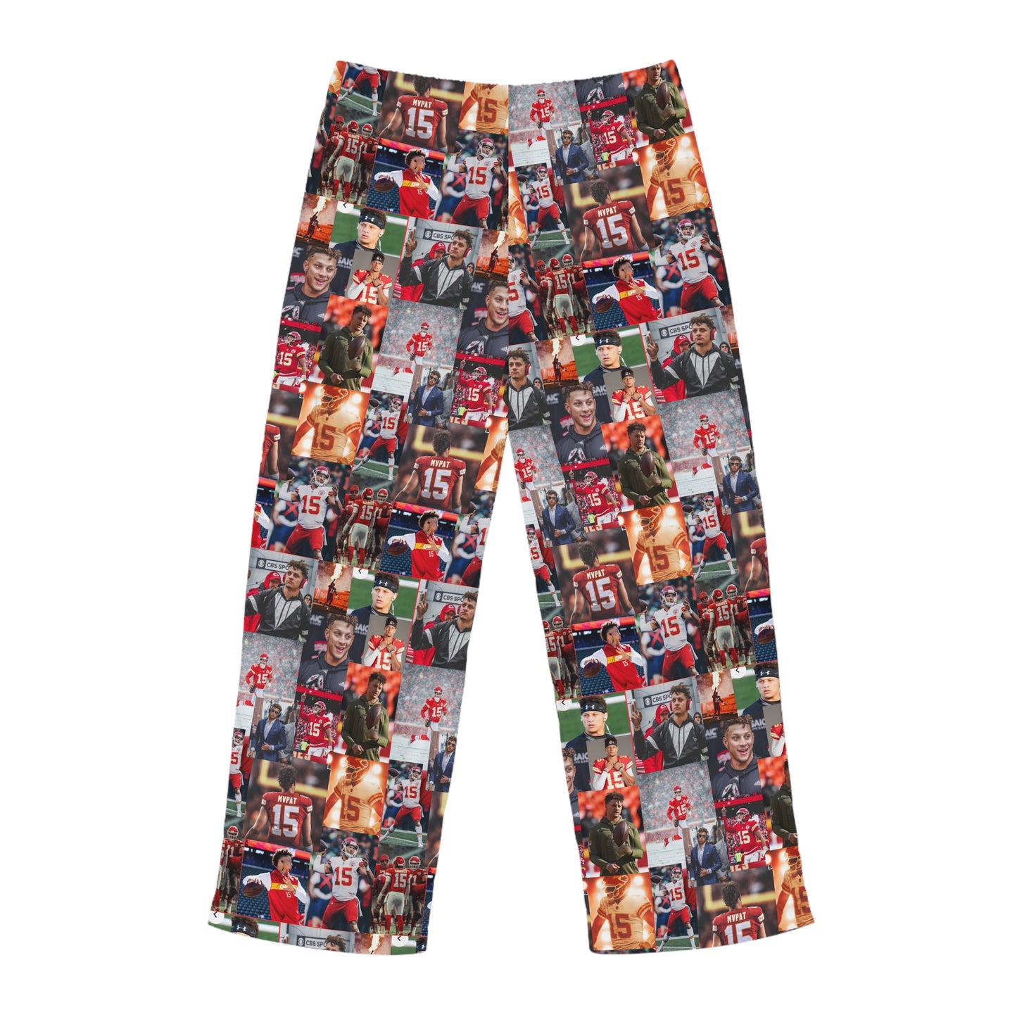 Patrick Mahomes Chiefs MVPAT Photo Collage Men's Pajama Pants