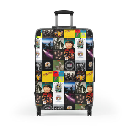 Queen Album Cover Collage Suitcase