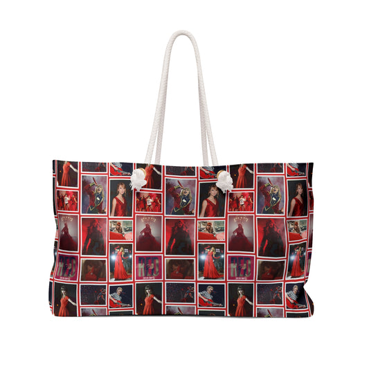 Taylor Swift Red Era Collage Weekender Bag