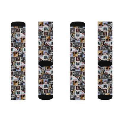 Lana Del Rey Album Cover Collage Tube Socks