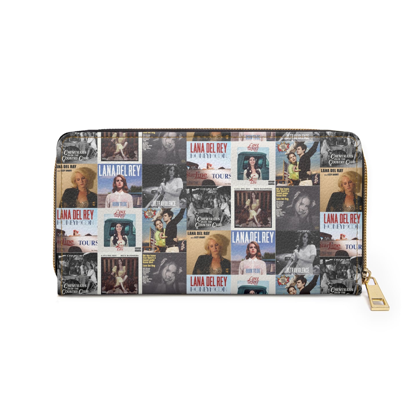 Lana Del Rey Album Cover Collage Zipper Wallet