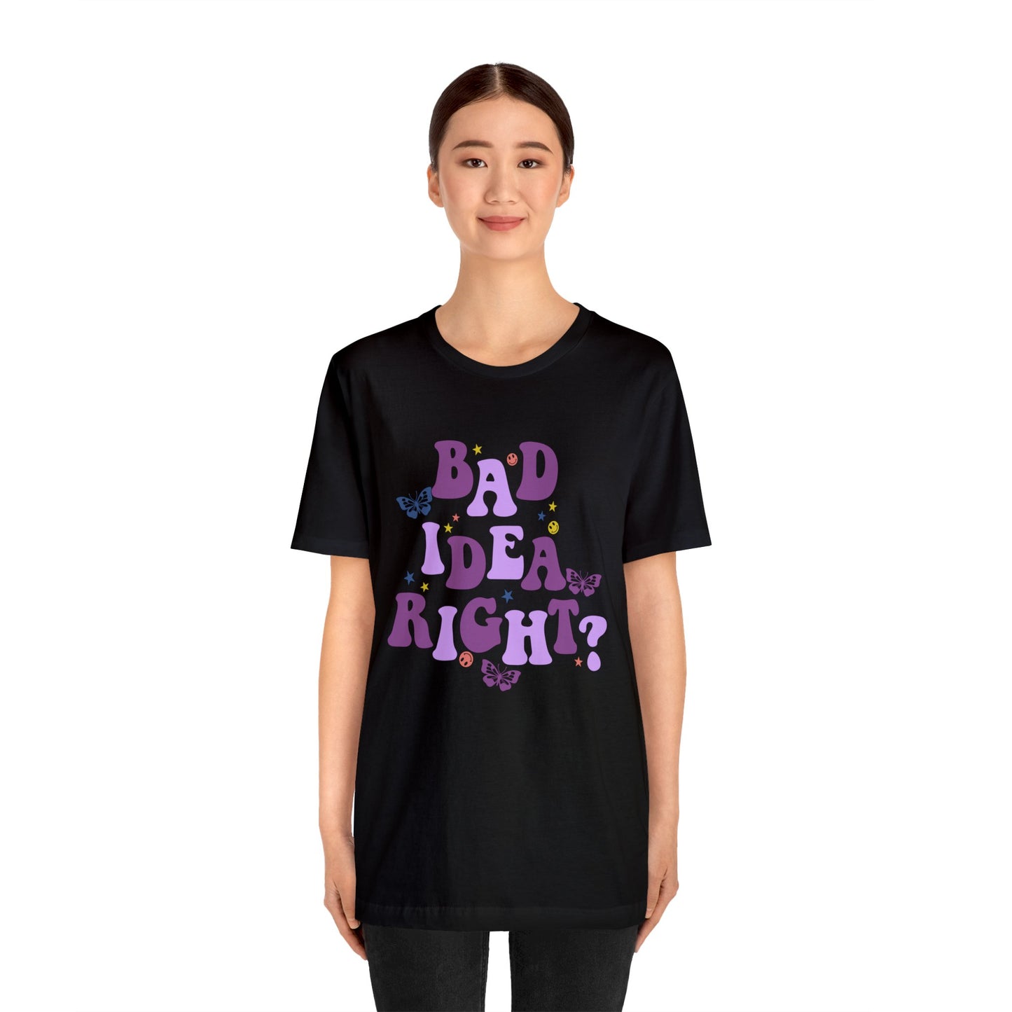 Olivia Rodrigo Bad Idea Right? Unisex Jersey Short Sleeve Tee Shirt