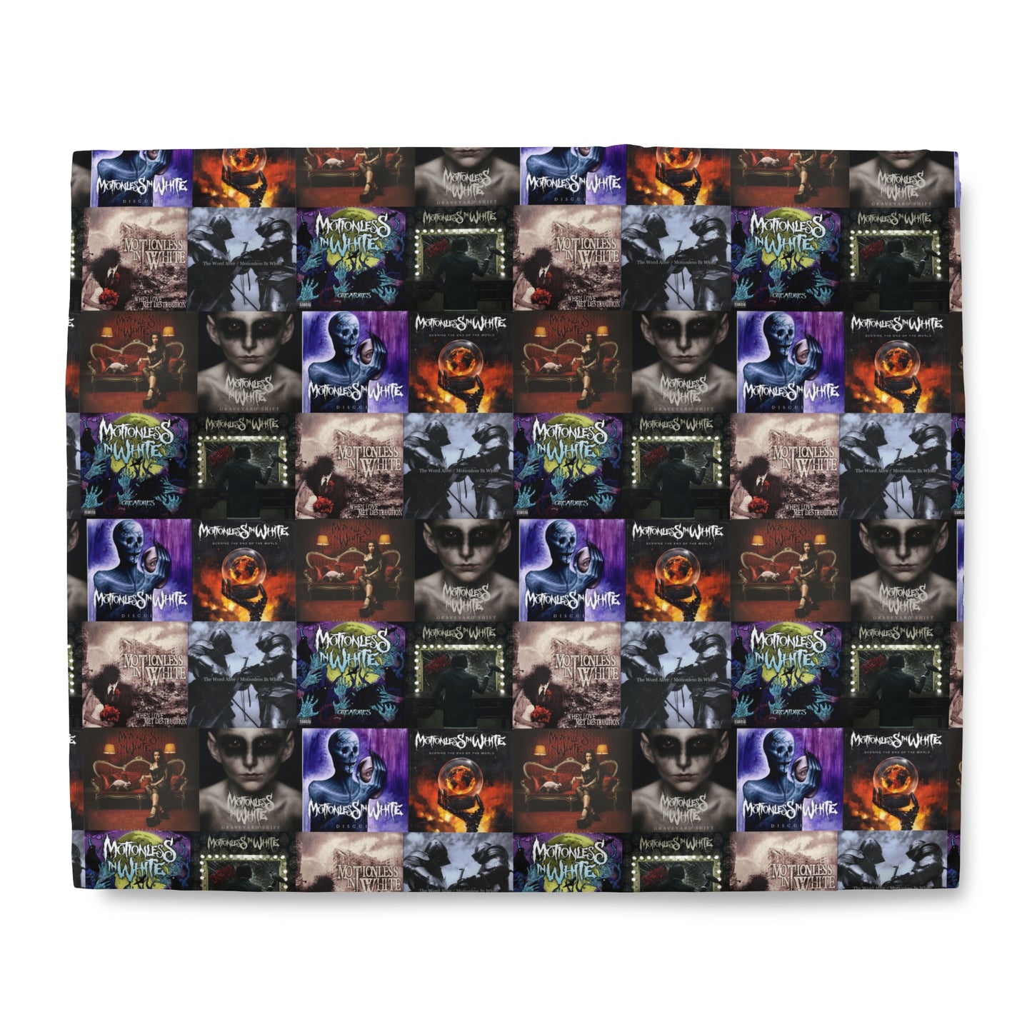 Motionless In White Album Cover Collage Duvet Cover