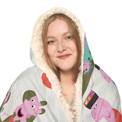 Peppa Pig Oink Oink Collage Snuggle Blanket