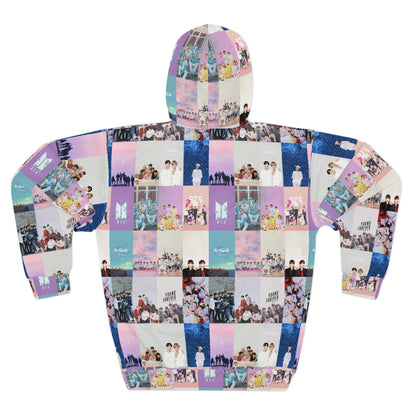 BTS Pastel Aesthetic Collage Unisex Pullover Hoodie