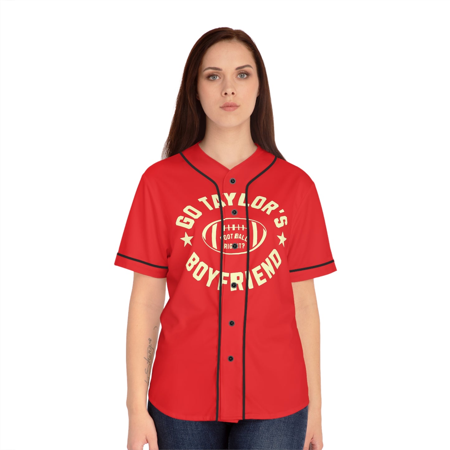 Taylor Swift Go Boyfriend Women's Baseball Jersey