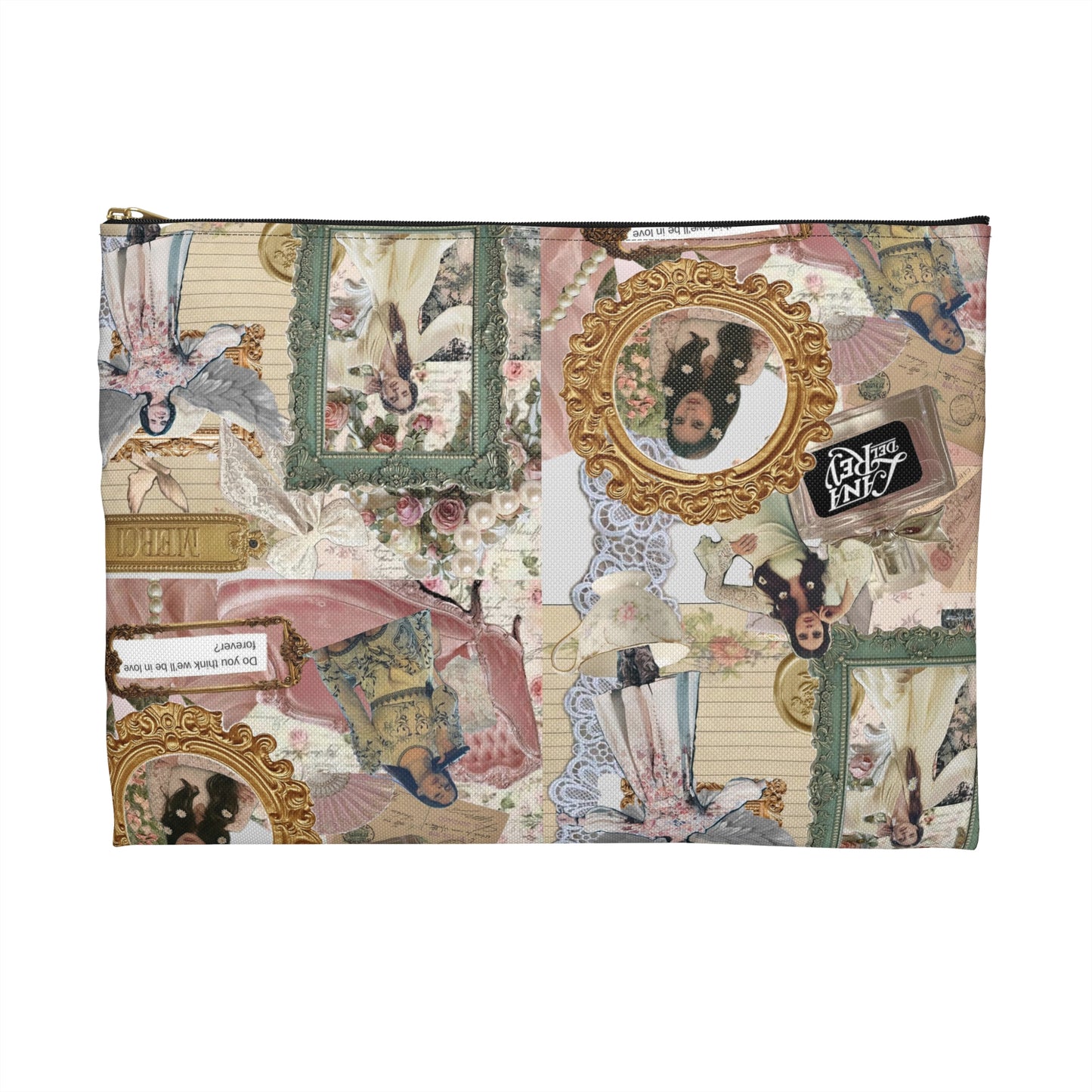 Lana Del Rey Victorian Collage Accessory Pouch