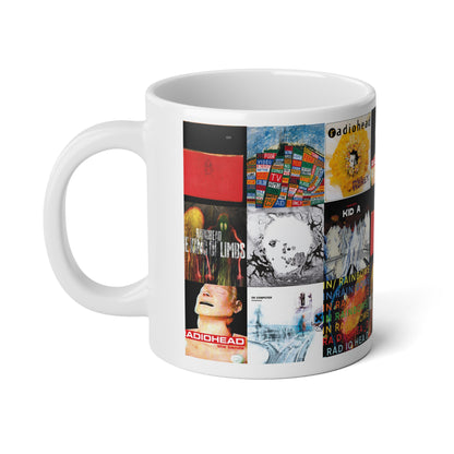 Radiohead Album Cover Collage Jumbo Mug