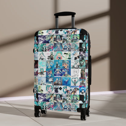 Hatsune Miku Album Cover Collage Suitcase