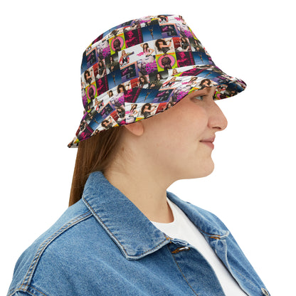 Miley Cyrus Album Cover Collage Bucket Hat