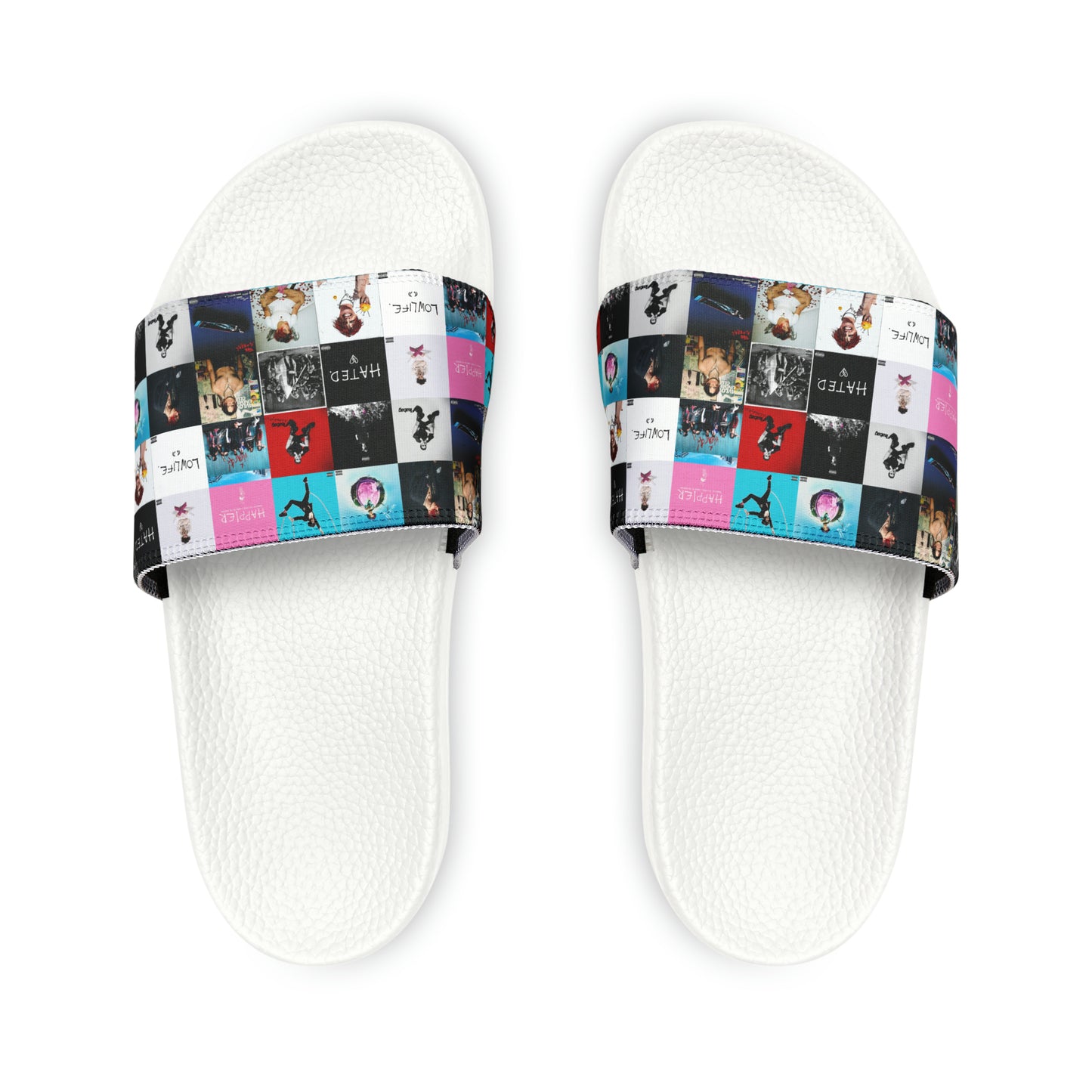 YUNGBLUD Album Cover Art Collage Youth Slide Sandals