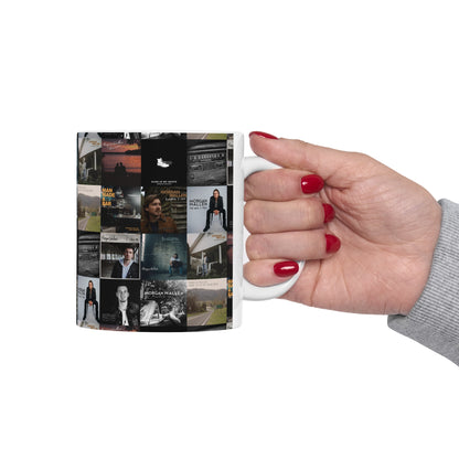 Morgan Wallen Album Cover Collage Ceramic Mug