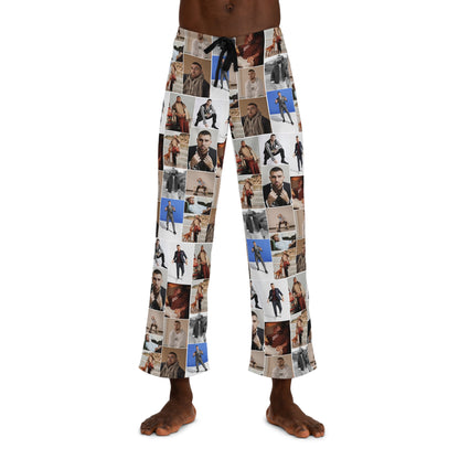 Travis Kelce Portrait Photo Mosaic Men's Pajama Pants