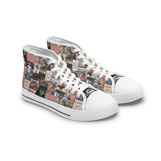 Morgan Wallen Darling You're Different Collage Women's High Top Sneakers