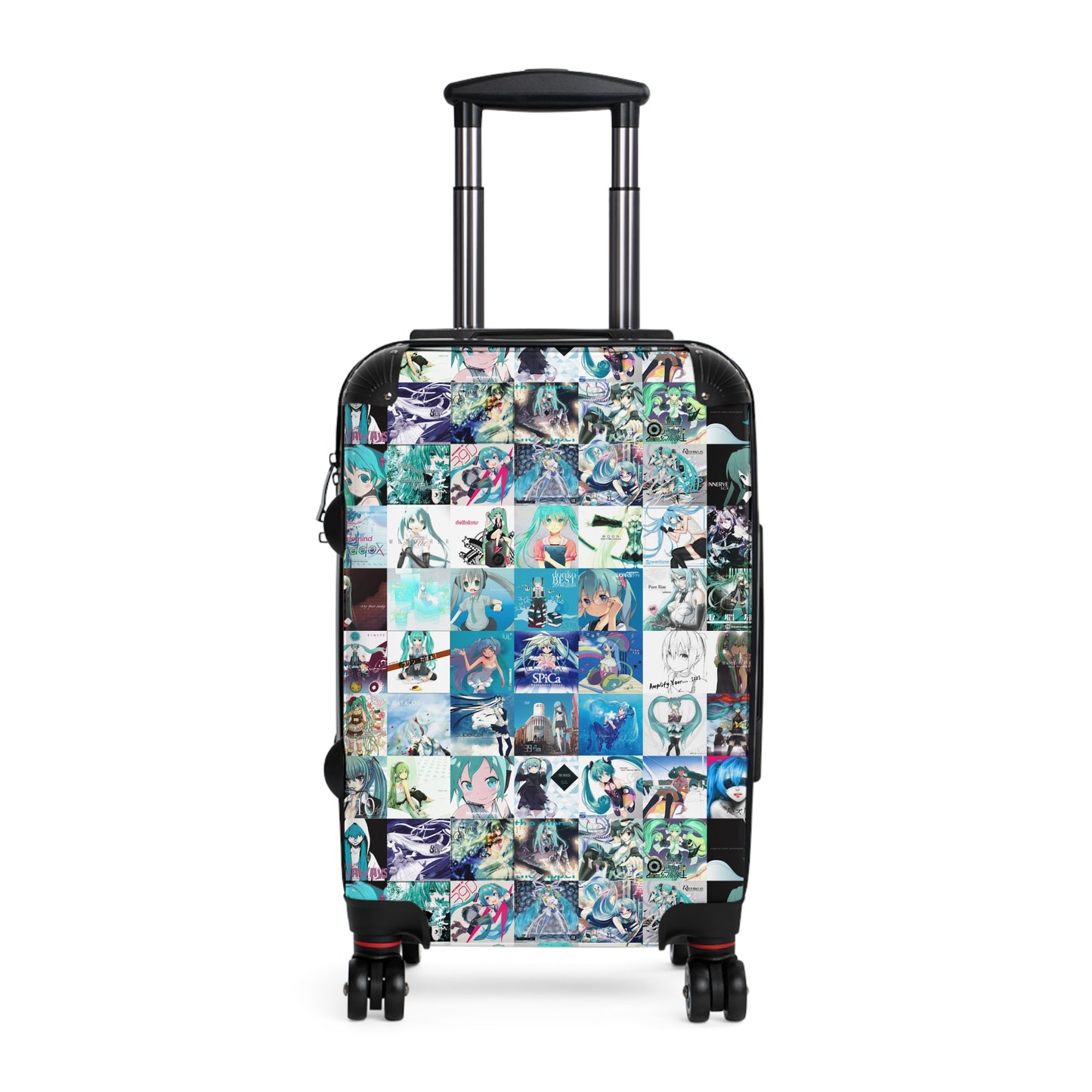 Hatsune Miku Album Cover Collage Suitcase