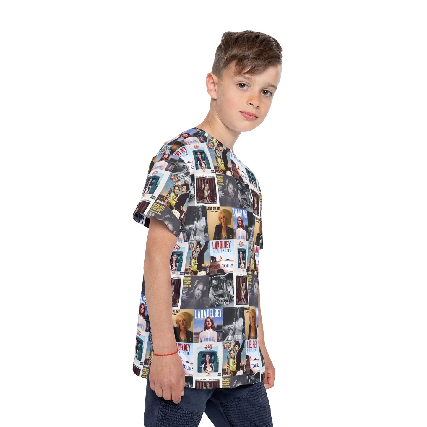 Lana Del Rey Album Cover Collage Kids Sports Jersey