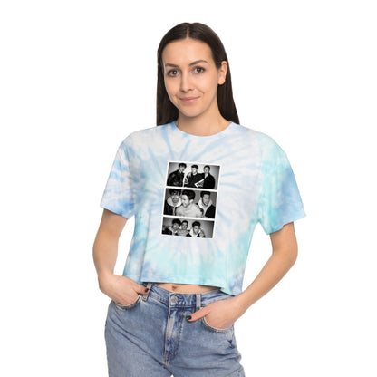 Jonas Brothers Photo Booth Women's Tie-Dye Crop Tee