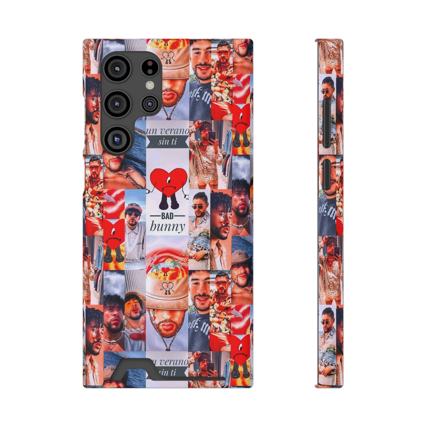 Bad Bunny Un Verano Sin Ti Photo Collage Phone Case With Card Holder