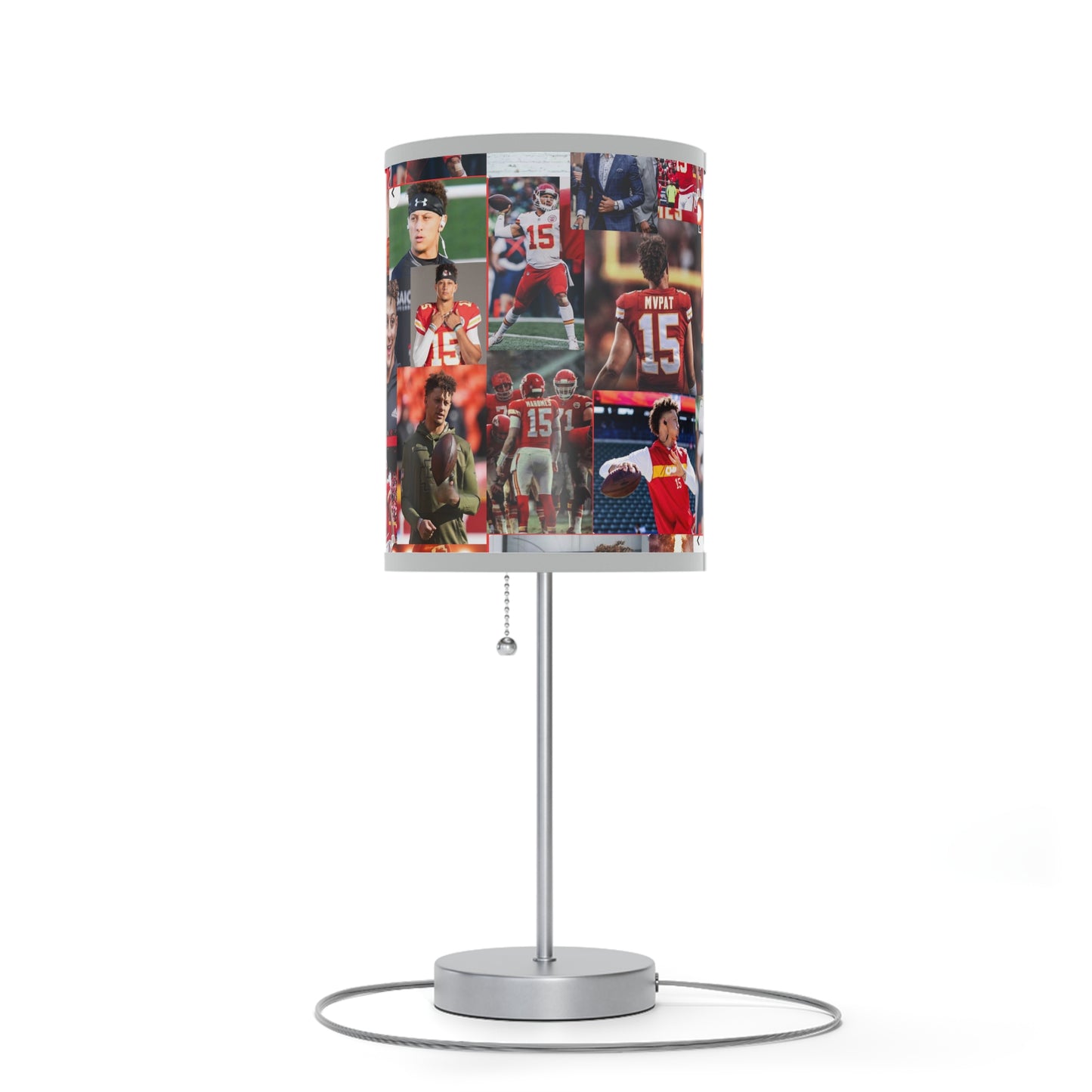 Patrick Mahomes Chiefs MVPAT Photo Collage Lamp on a Stand