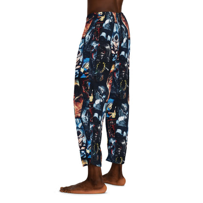 Anime Hero Montage Men's Pajama Pants