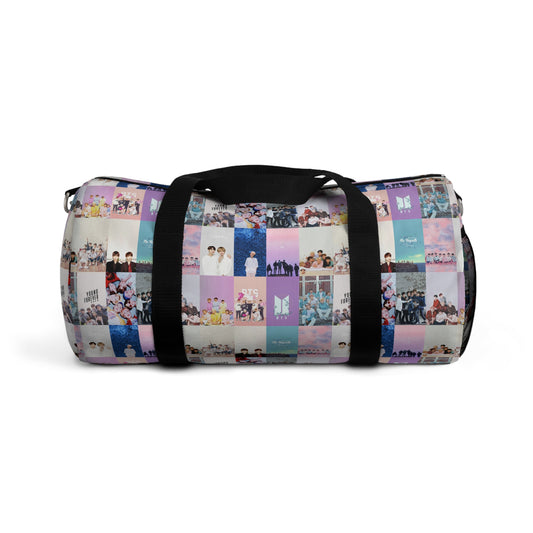 BTS Pastel Aesthetic Collage Duffel Bag