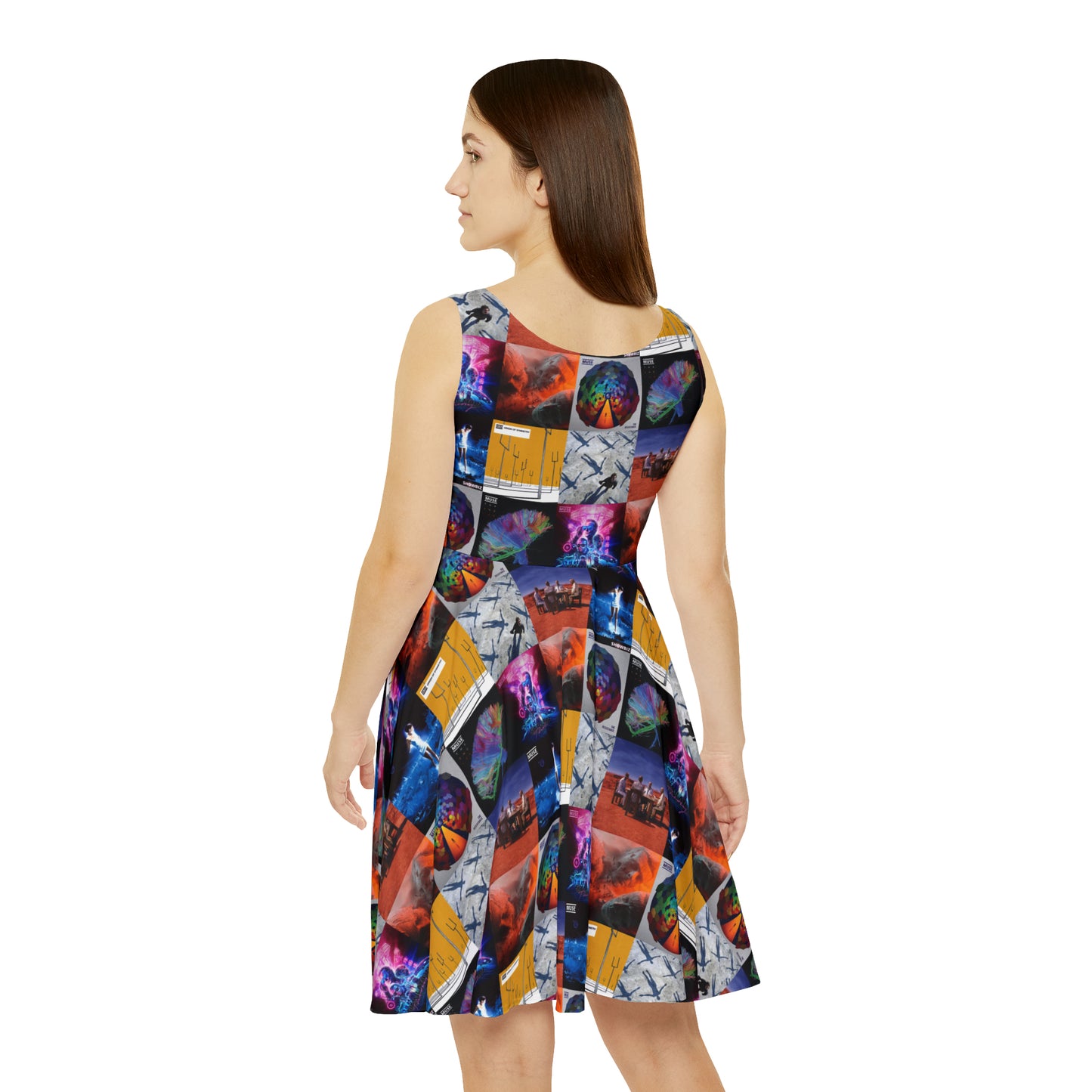 Muse Album Cover Collage Women's Skater Dress