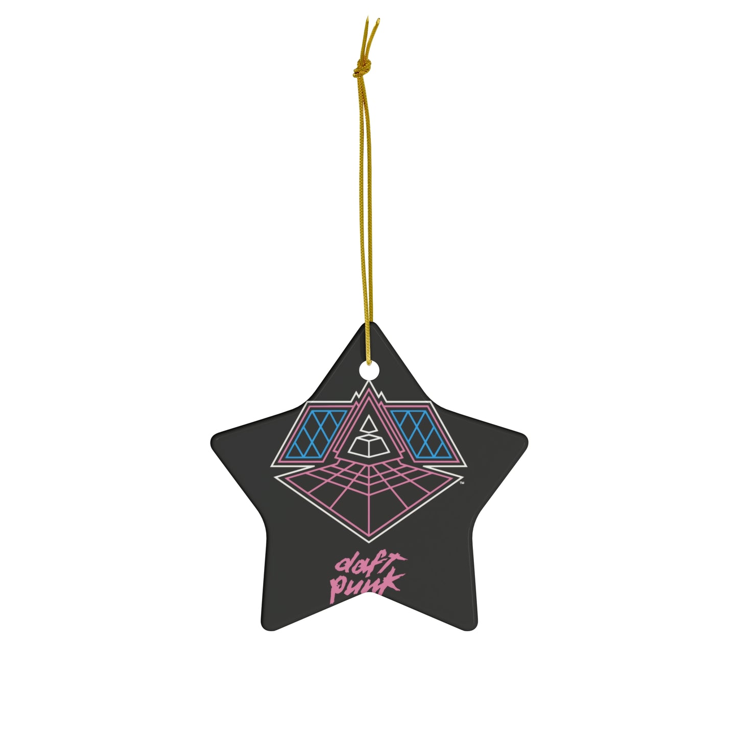 Daft Punk Alive 2007 Logo Ceramic Ornament