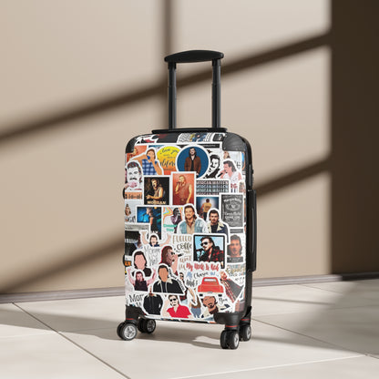 Morgan Wallen Sticker Collage Suitcase