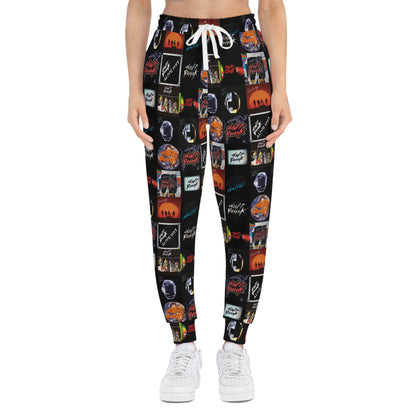 Daft Punk Album Cover Art Collage Athletic Jogger Sweatpants