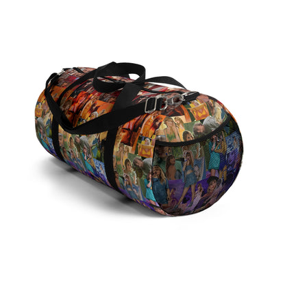 Taylor Swift Rainbow Photo Collage Duffel Bag