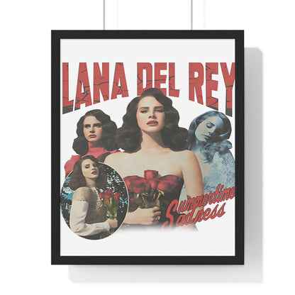 Lana Del Rey Summertime Sadness Framed Print