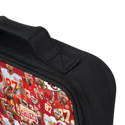 Travis Kelce Chiefs Red Collage Lunch Bag