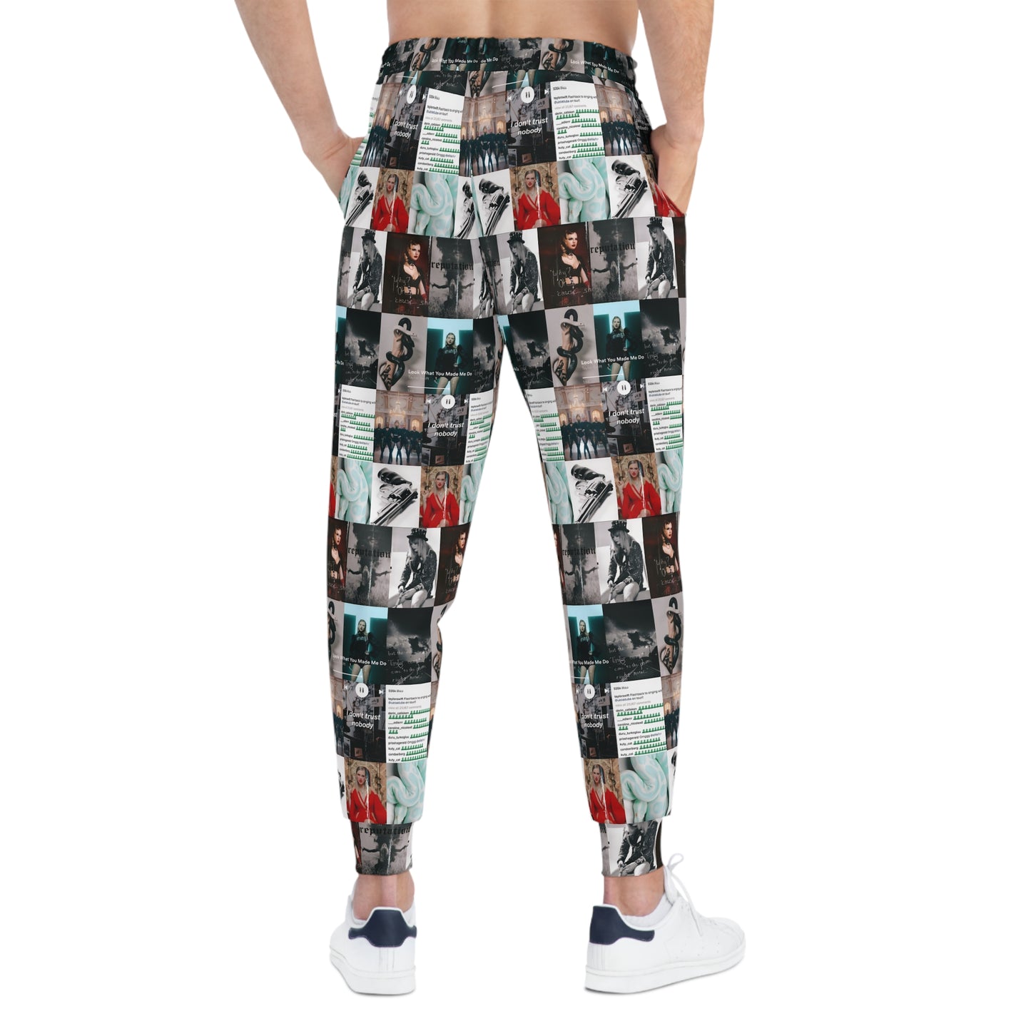 Taylor Swift Reputation Look What You Made Me Do Mosaic Athletic Joggers