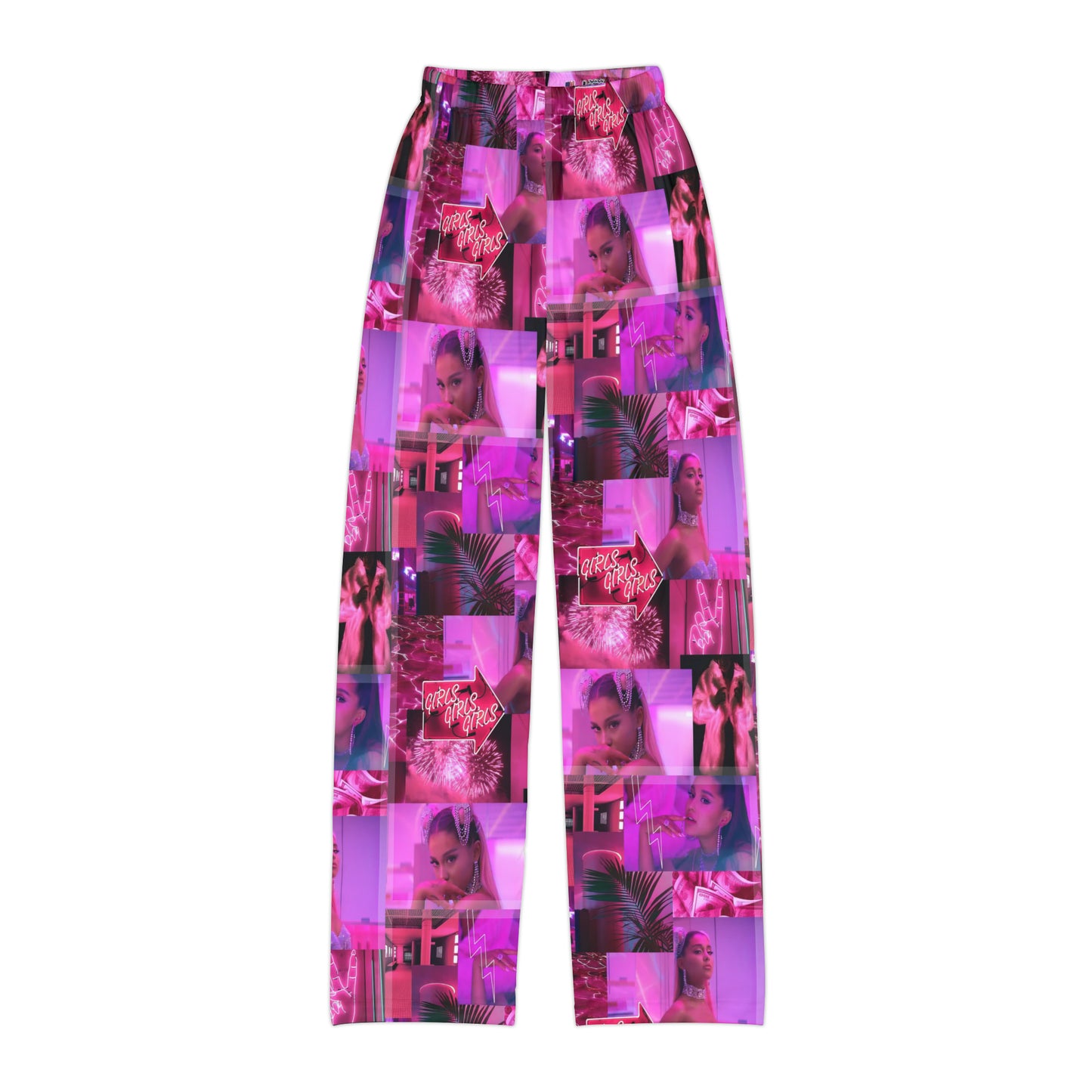Ariana Grande 7 Rings Collage Kids Pajama Pants