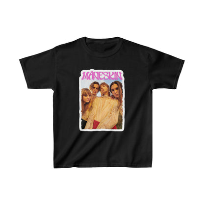 Måneskin Group Photo Kids Heavy Cotton Tee Shirt