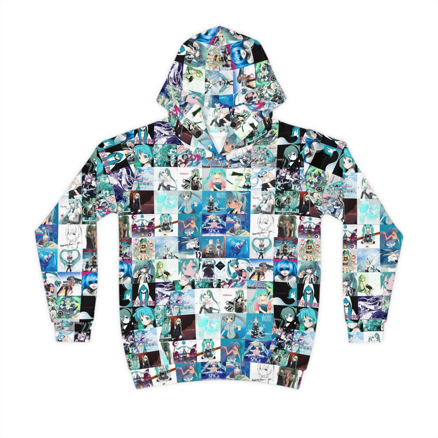 Hatsune Miku Album Cover Collage Kid's Hoodie