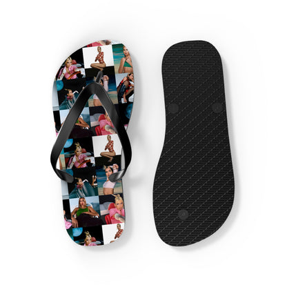 Dua Lipa Future Nostalgia Mosaic Flip Flops