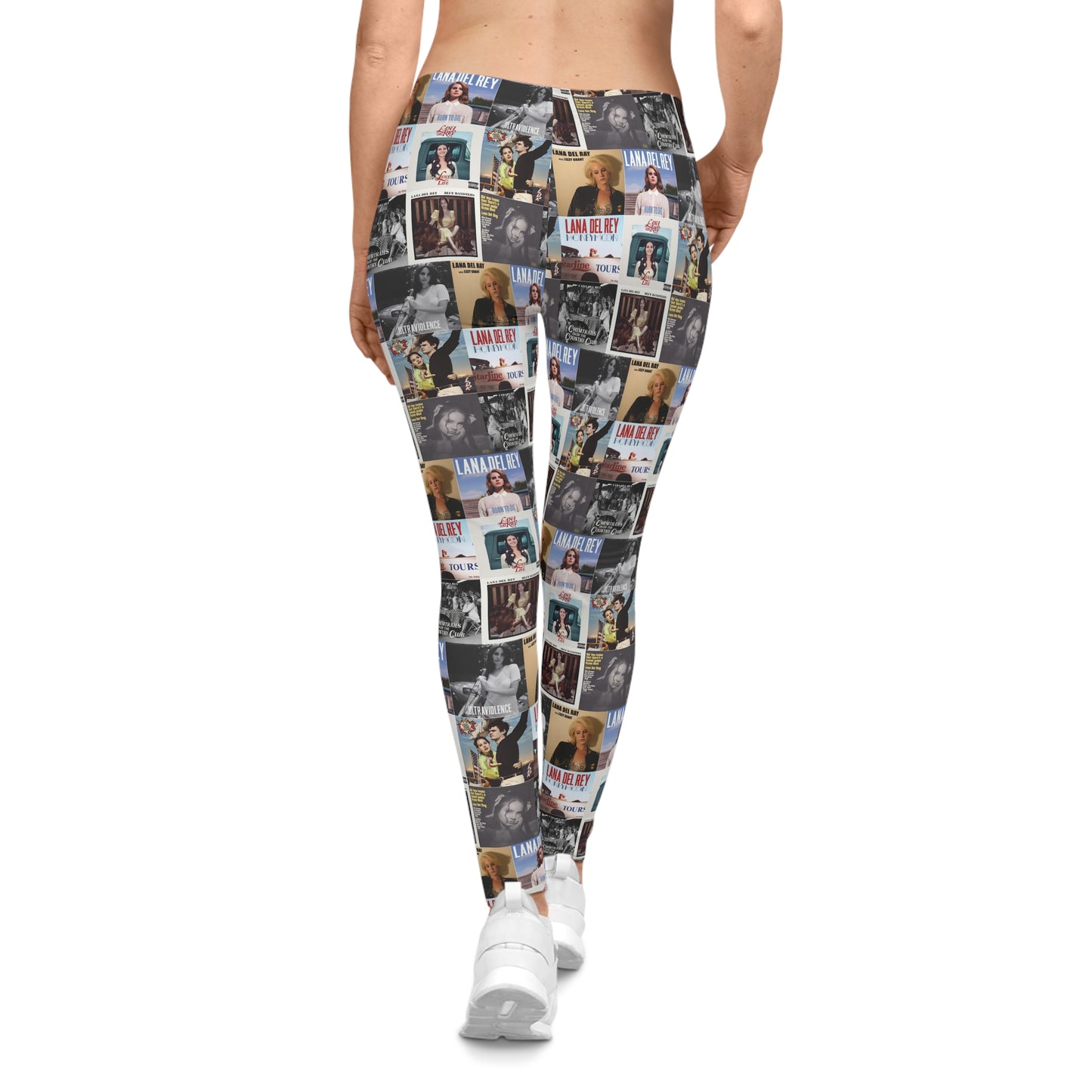 Lana Del Rey Album Cover Collage Women's Casual Leggings