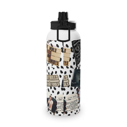 Morgan Wallen Yeehaw Collage Stainless Steel Sports Lid Water Bottle