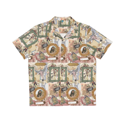Lana Del Rey Victorian Collage Men's Hawaiian Shirt