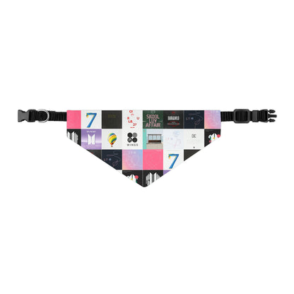 BTS Album Cover Art Collage Pet Bandana Collar