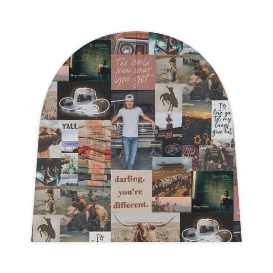 Morgan Wallen Darling You're Different Collage Baby Beanie