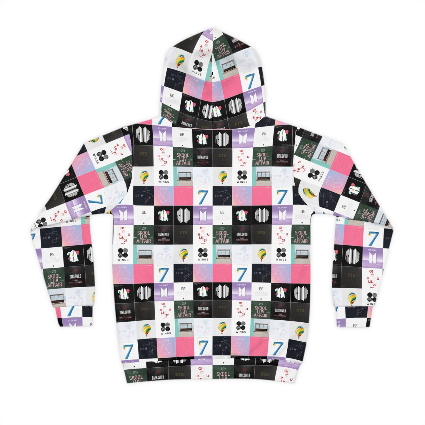 BTS Album Cover Art Collage Kid's Hoodie