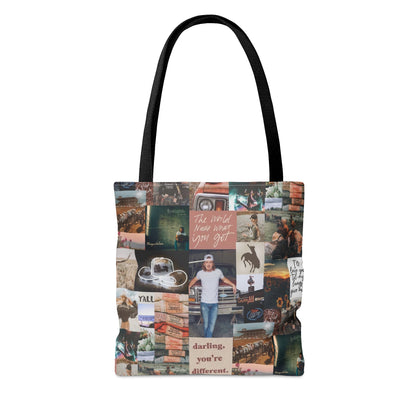 Morgan Wallen Darling You're Different Collage Tote Bag