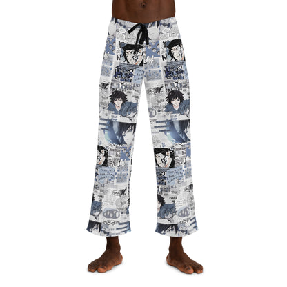 Demon Slayer Giyu Aesthetic Collage Men's Pajama Pants